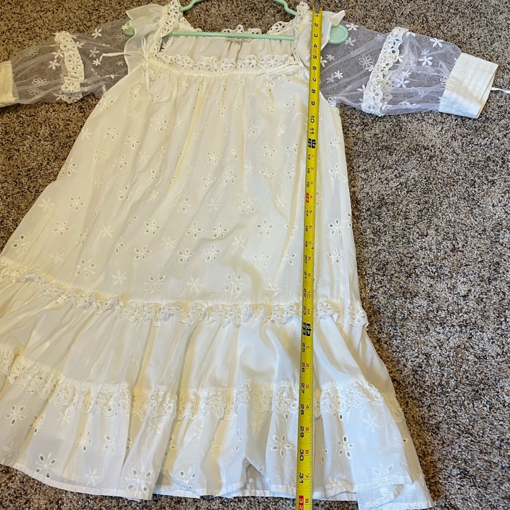 For love and lemons neutrals white lace dress size medium - Picture 10 of 17